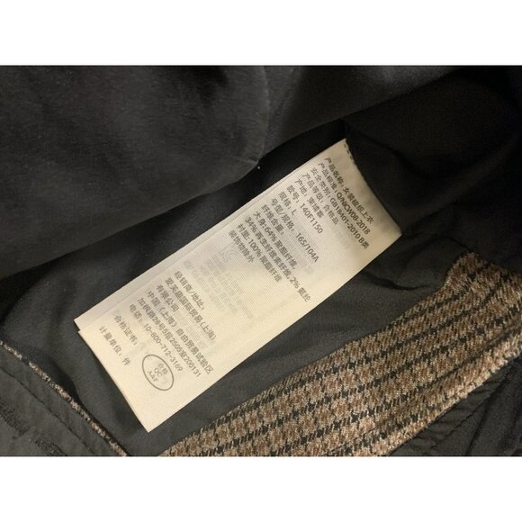 Abercrombie & Fitch Brown Plaid Tank Top Crop Top Large - Picture 7 of 9